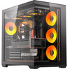 Darkflash Case Eatx - C280 Black - 7 Argb Fans - (C280-7F-BLACK)