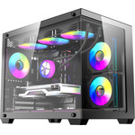 Darkflash Case Matx - B275 Pro Black - 6 x 120 Mm Infinity Mirror A-Rgb - (B275-PRO-6F-BK)