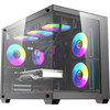 Darkflash Case Matx - B275 Pro Black - 6 x 120 Mm Infinity Mirror A-Rgb - (B275-PRO-6F-BK)