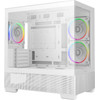 Deepcool Case Atx - CG380 3F Wh - 3 Argb Fans, USB-C - (R-CG380-WHAGM3-G)