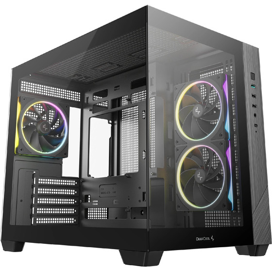 Deepcool Case Matx - CG330 3F - 3 Argb Fans - (R-CG330-BKNGM3-G)