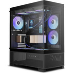 Gamdias Case Matx - Aura GC12 Argb Bk - 6 x 120 Mm A-RGB, USB-C, Tempered Glass - (GAMDIAS-AURA-GC12-ARGB-BK)