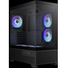Gamdias Case Matx - Aura GC12 Argb Bk - 6 x 120 Mm A-RGB, USB-C, Tempered Glass - (GAMDIAS-AURA-GC12-ARGB-BK)