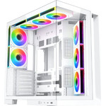 Xigmatek Case Atx - Aqua 7 Arctic - 8 Argb Fans, USB-C - (EN49033)