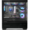 Zalman Case Atx - Chronix Black - 3 x 120 Mm A-RGB, USB-C, Tempered Glass - (ZM-CHRONIX-BLACK)