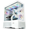 Zalman Case Atx - Chronix White V2 - 3 x 120 Mm A-RGB, USB-C, Tempered Glass - (CHRONIX-V2-WHITE)