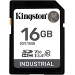 Kingston Sd 16GB Industrial C10 UHS-I U3 V30 A1 Pslc - (SDIT/16GB)