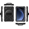 4sMarts Armored Case With Handle Rugged Case Grip For Samsung Galaxy Tab A9 Black - (540406)