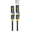 4sMarts Kabel USB-C Explorer 3w1 240W 1.5m Czarny - (541240)