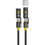 4sMarts Kabel USB-C Explorer 3w1 240W 1.5m Czarny - (541240)