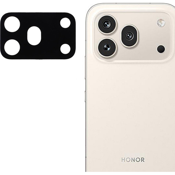 Techsuit - Full Camera Glass - Honor 600 Pro - Black