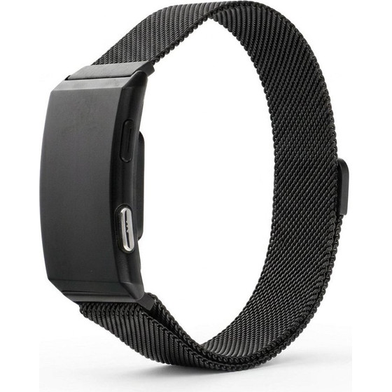 Titmo Smart Fitness Band With IP68 Waterproof Rating, ECG, Heart Rate, HRV, Blood Pressure, SpO2, Sleep & Stress Monitoring Loop I-110 black