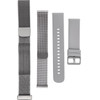 Titmo Smart Fitness Band With IP68 Waterproof Rating, ECG, Heart Rate, HRV, Blood Pressure, SpO2, Sleep & Stress Monitoring Loop I-110 silver