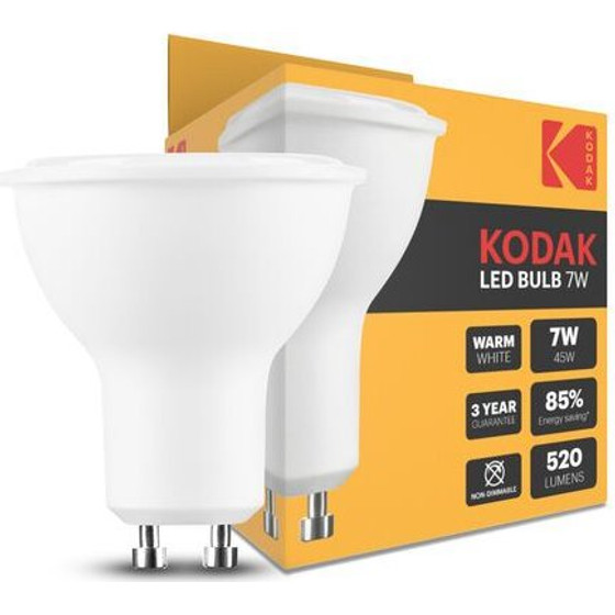 Kodak Max Led Spot ��������� GU10 ��� ��������� & �������� 100� 2700K 520lm