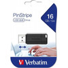 Verbatim USB-A 2.0 Flashdrive Pendrive Pinstripe, 16Gb