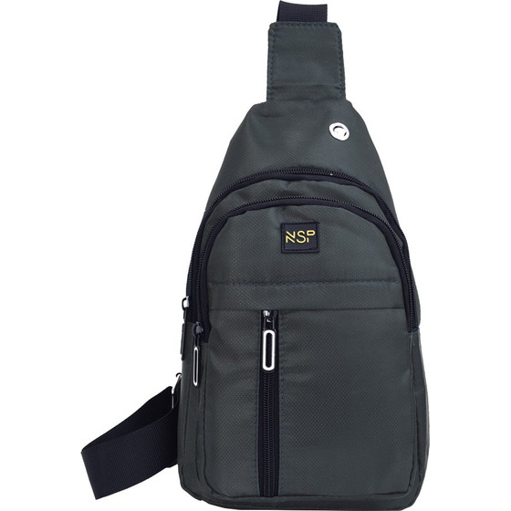 NSP N122 Casual �������� ��������� Crossbody 8L Soft ���������� Dark GREY