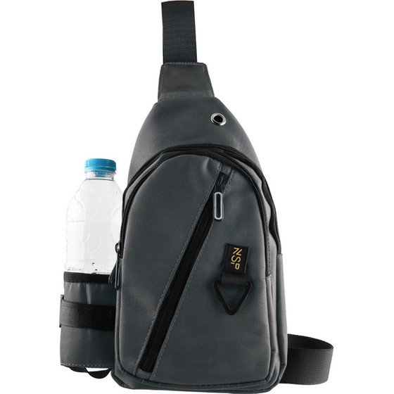 NSP N124 Active �������� ��������� Crossbody 8L Durable ���������� Dark GREY