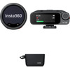 Insta360 Wireless Microphone Pro 1 TX+1 Rx - 3-Mic Array, Ai Noise Cancel, Custom Display - (MCB10/MicPro02)