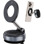 iSelf Car Holder Rotating Magnetic Suction For Smartphones Black - (K007)