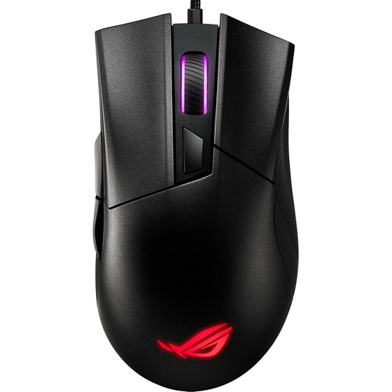 Asus Mouse ROG Gladius II Core Gaming Mouse / Black - (90MP01D0-B0UA00)