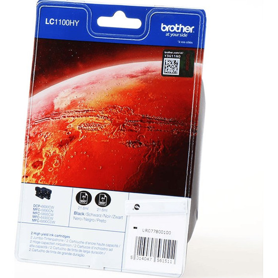 Brother Ink LC-1100HYBK / Black XL - (LC1100HYBK)