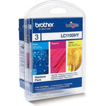 Brother Ink LC-1100HYRBWBP / C,M,Y XL Multipack - (LC1100HYRBWBP)