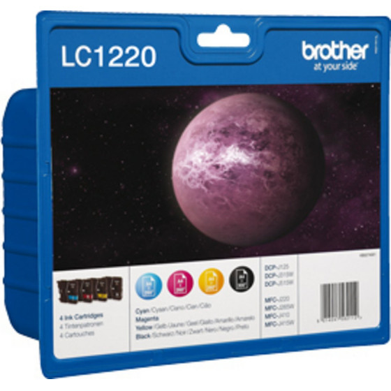 Brother Ink LC-1220VALBP / BK,C,M,Y Multipack - (LC1220VALBP)