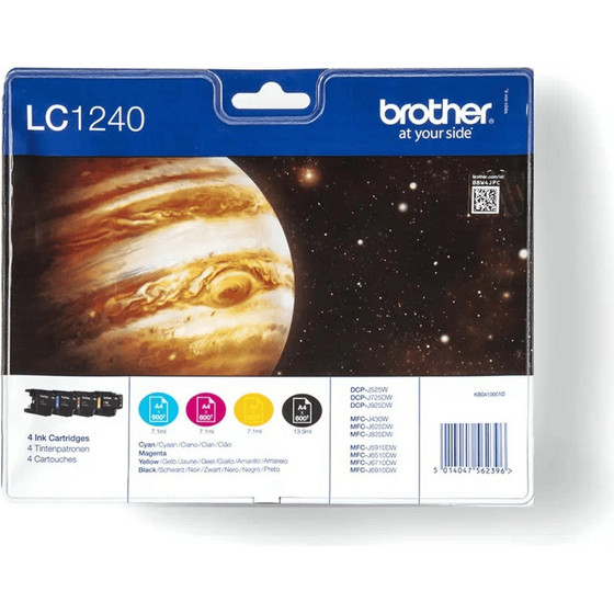 Brother Ink LC-1240VALBP / BK,C,M,Y Multipack in Blister - (LC1240VALBP)