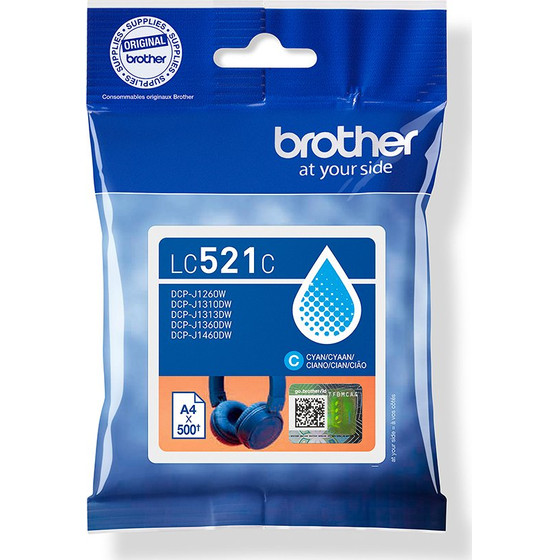 Brother Ink LC-521C / Cyan - (LC521C)