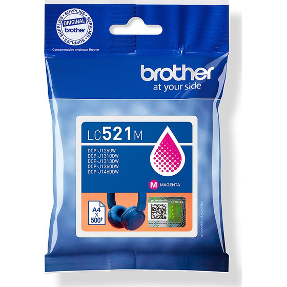 Brother Ink LC-521M / Magenta - (LC521M)