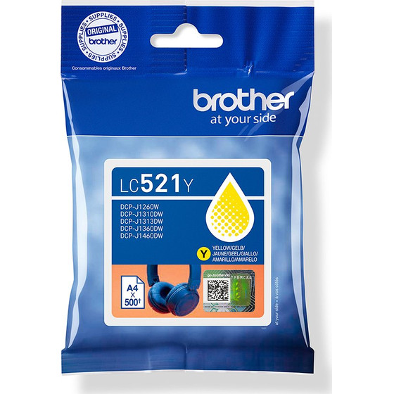 Brother Ink LC-521Y / Yellow - (LC521Y)