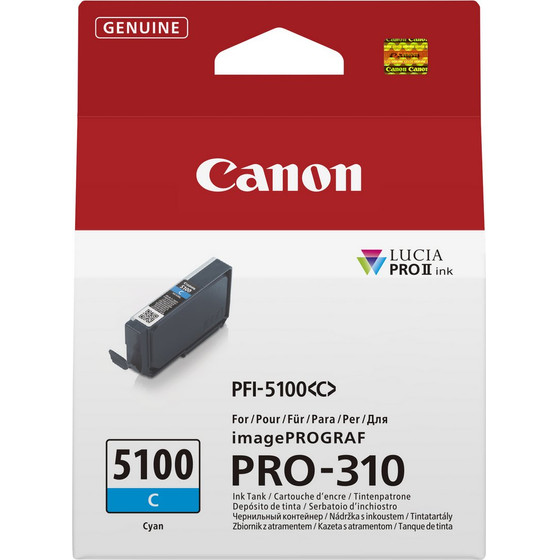 Canon Ink PFI-5100 C / Cyan - (6953C001)