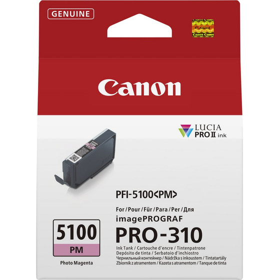 Canon Ink PFI-5100 PM / Photo Magenta - (6957C001)