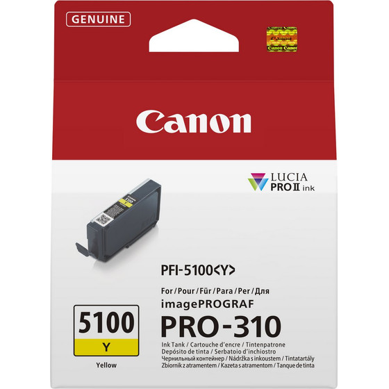 Canon Ink PFI-5100 Y / Yellow - (6955C001)