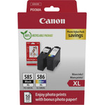 Canon Ink PG-585XL/CL-586XL / BK,C,M,Y XL Multipack - (6204C005)
