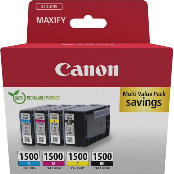 Canon Ink PGI-1500 / BK,C,M,Y - (9218B006)