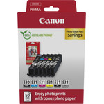 Canon Ink PGI-530/CLI-531 / BK,C,M,Y,GY Multipack - (6117C004)