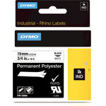 Dymo Ribbon Rhino Industrial Polyester / Black on White XL - (18484)