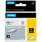 Dymo Shrink tubing Black on White - (18051)