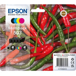 Epson Ink 503 / BK,C,M,Y Multipack - (C13T09Q64010)