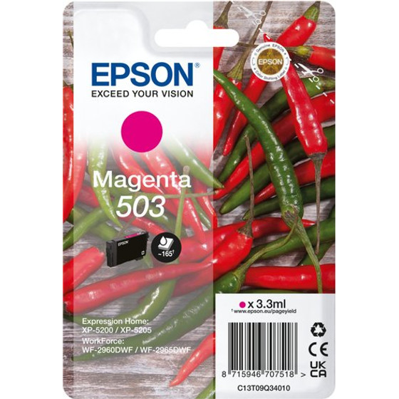 Epson Ink 503 / Magenta - (C13T09Q34010)