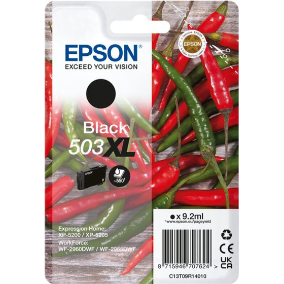 Epson Ink 503XL / Black XL - (C13T09R14010)