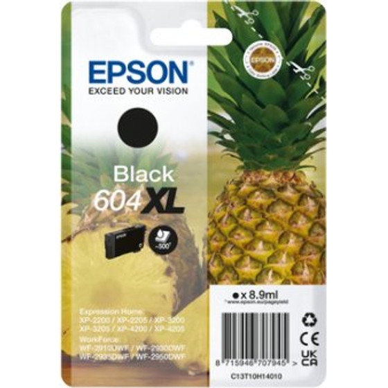 Epson Ink 604XL / Black XL - (C13T10H14010)
