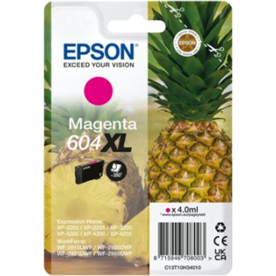 Epson Ink 604XL / Magenta XL - (C13T10H34010)