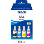 Epson Ink 664 / BK,C,M,Y - (C13T664640)