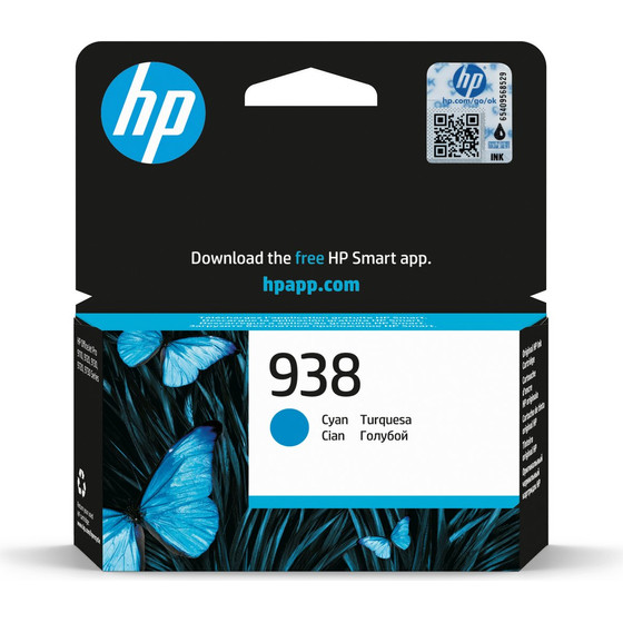 HP Ink 938 / Cyan - (4S6X5PE)