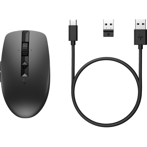 HP Mouse 710 / Black - (6E6F2AA#ABB)