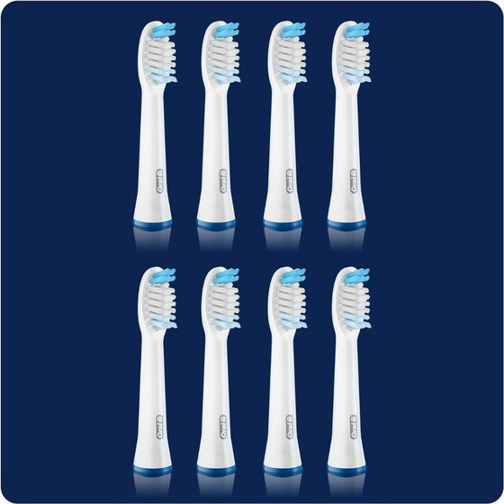 Oral-B Sonic toothbrush head 8x Pulse / White 8-Pack - (4210201395348)