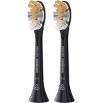 Philips Sonic toothbrush head Sonicare A3 Premium All-in-one / Black Double pack - (HX9092/88)