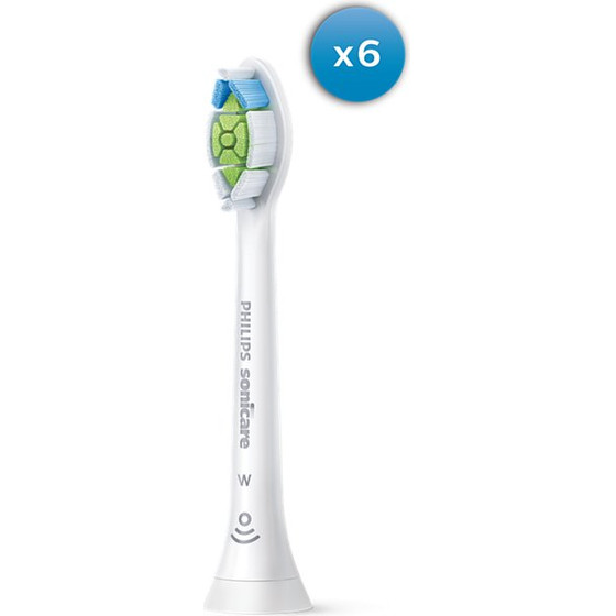 Philips Sonic toothbrush head Sonicare W2 Optimal White / White 6-Pack - (HX6066/87)